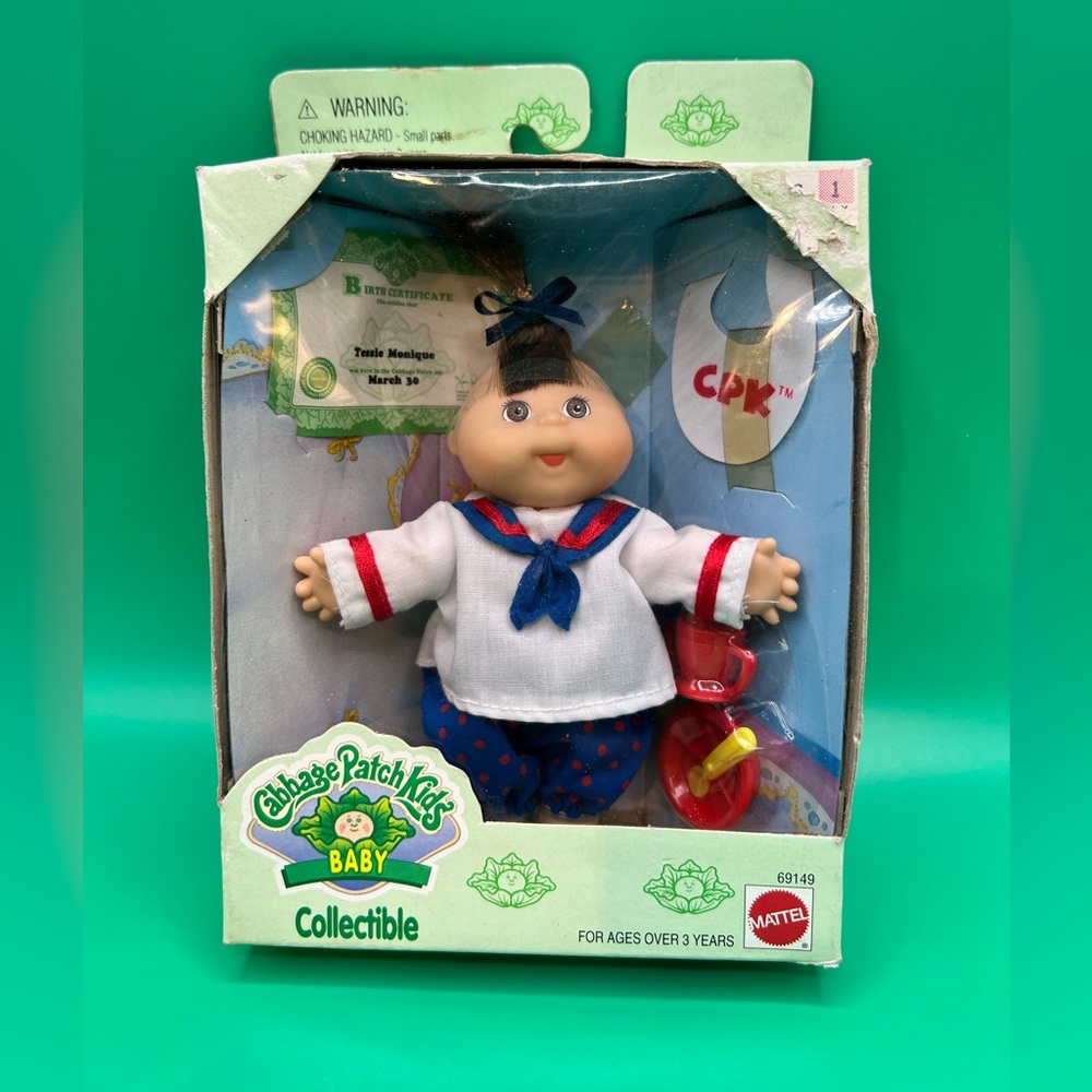 Cabbage Patch Kids Baby Collectable 4” Doll Clara Patti Mattel